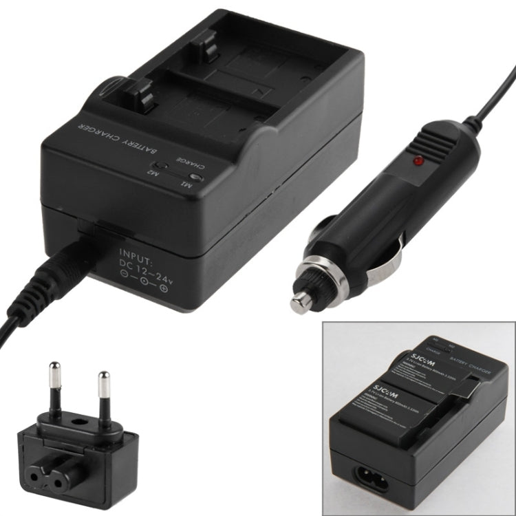 Dual Digital Camera Battery Charger for SJ4000, SJ5000, SJ6000, M10 Eurekaonline