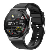 E300 1.32 Inch Screen TPU Watch Strap Smart Health Watch Supports Body Temperature Monitoring, ECG monitoring blood pressure(Black) Eurekaonline