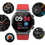 E300 1.32 Inch Screen TPU Watch Strap Smart Health Watch Supports Body Temperature Monitoring, ECG monitoring blood pressure(Red) Eurekaonline
