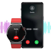 E300 1.32 Inch Screen TPU Watch Strap Smart Health Watch Supports Body Temperature Monitoring, ECG monitoring blood pressure(Red) Eurekaonline