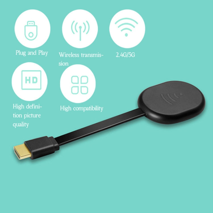 E38 Black Wireless WiFi Display Dongle Receiver Airplay Miracast DLNA TV Stick for iPhone, Samsung, and other Smartphones Eurekaonline