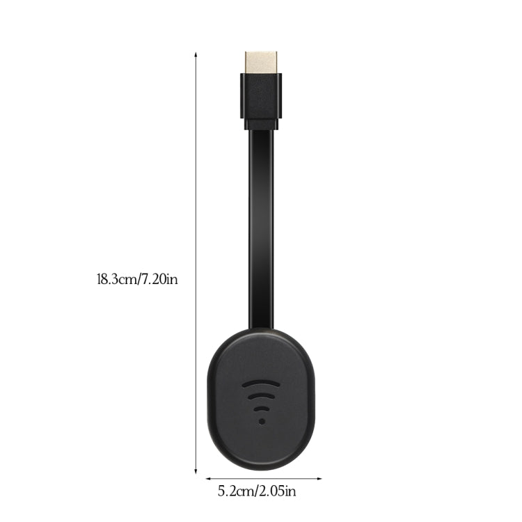 E38 White Wireless WiFi Display Dongle Receiver Airplay Miracast DLNA TV Stick for iPhone, Samsung, and other Smartphones Eurekaonline