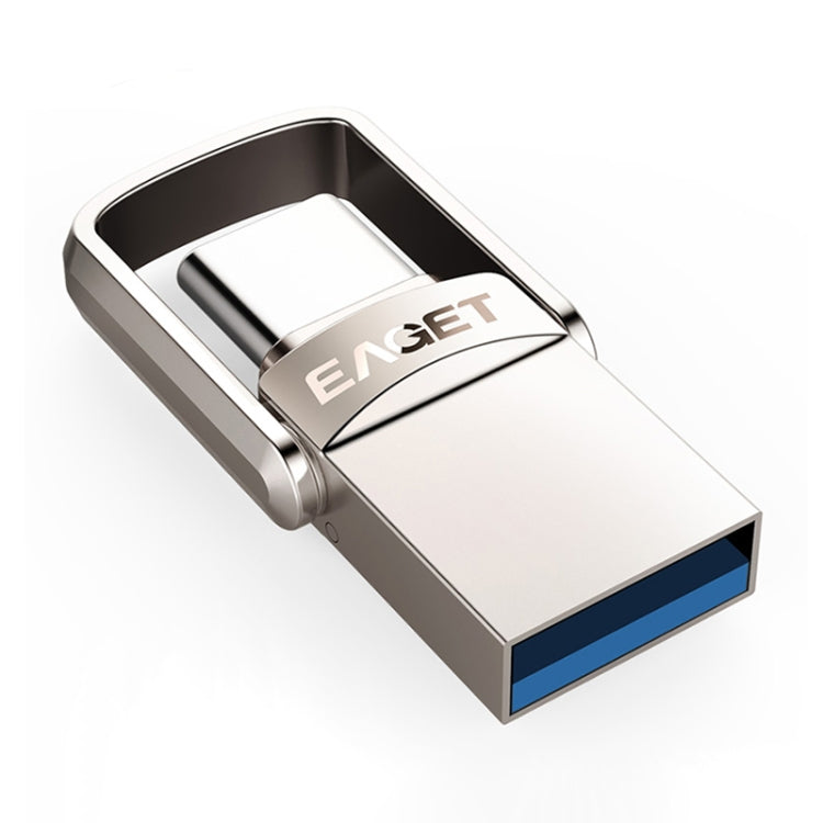 EAGET 64G USB 3.1 + USB-C Interface Metal Twister Flash U Disk, Standard Eurekaonline