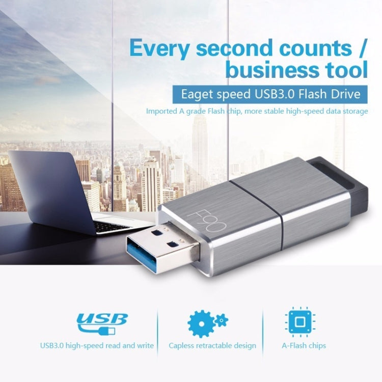 EAGET F90 128G USB 3.0 Interface Metal Flash U Disk Eurekaonline