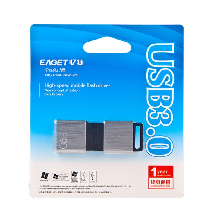 EAGET F90 128G USB 3.0 Interface Metal Flash U Disk Eurekaonline