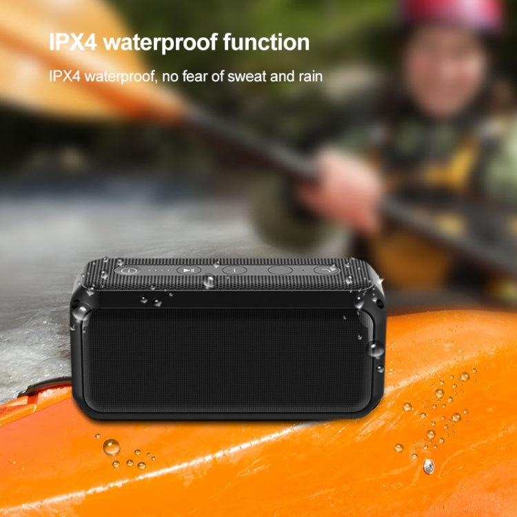 EBS-307 20W High-power Portable Subwoofer Waterproof Wireless Bluetooth Speaker(Black) Eurekaonline