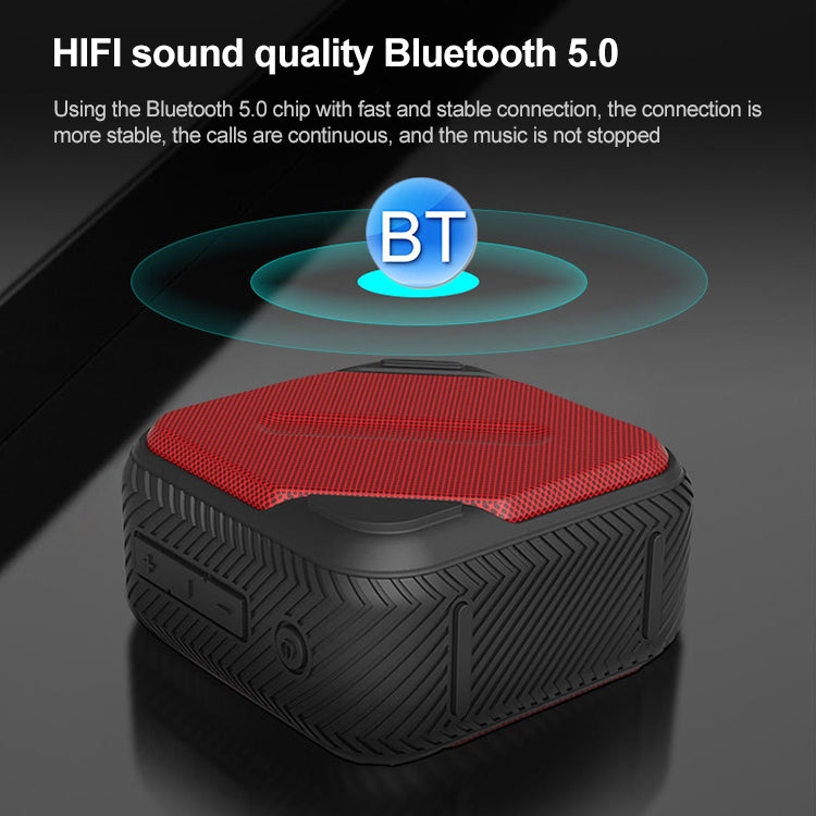 EBS-502 Portable Outdoor Waterproof Card Mini Wireless Bluetooth Speaker (Blue) Eurekaonline