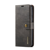 for google pixel 6a dg.ming crazy horse texture detachable magnetic leather phone case(grey)