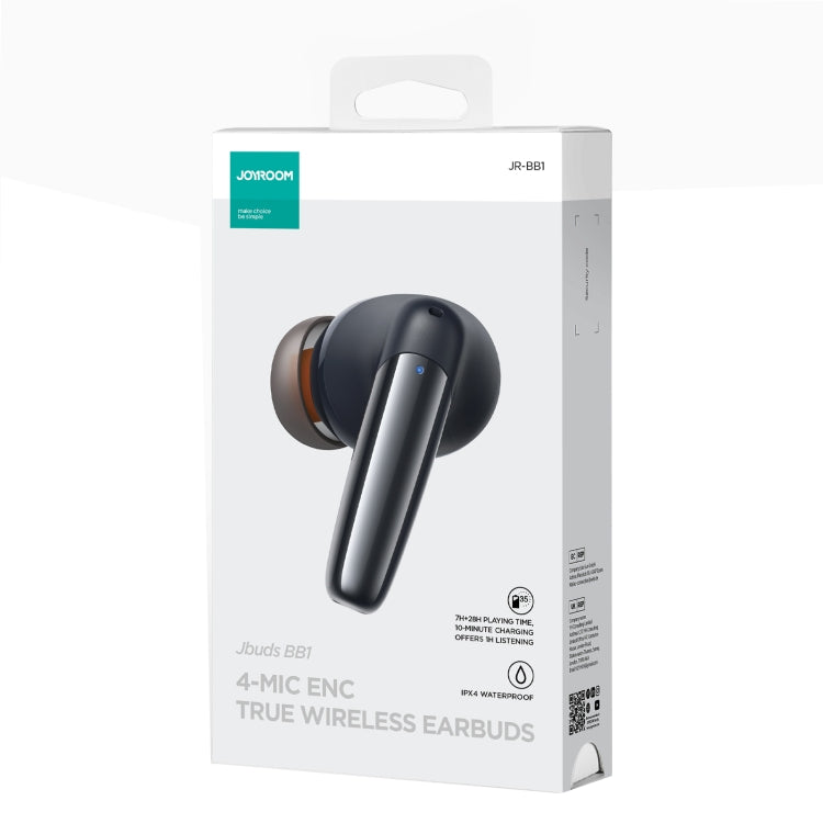 JOYROOM JR BB1 True Wireless Bluetooth Earphone Black Eurekaonline