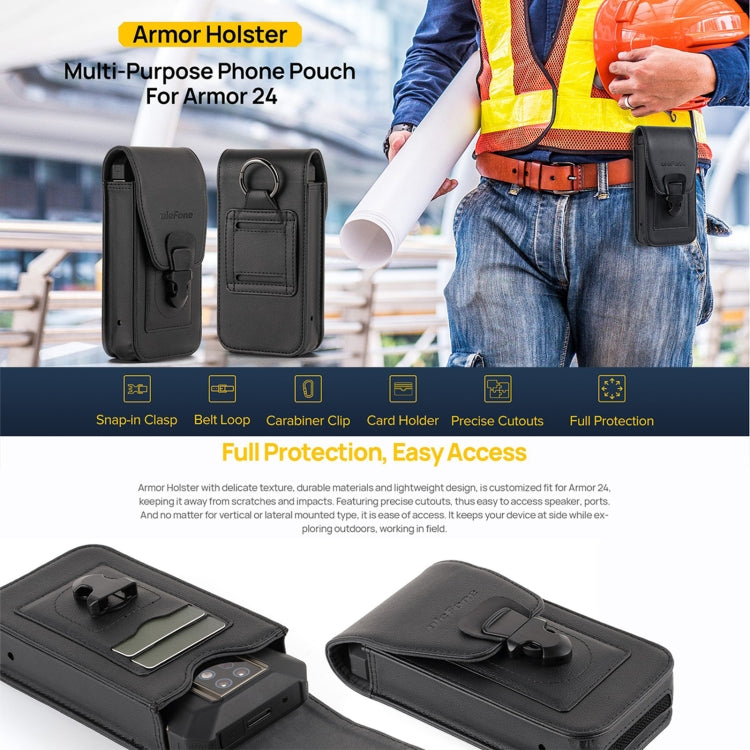 Armor Holster, Multi-Purpose Phone Pouch for Ulefone Armor 24