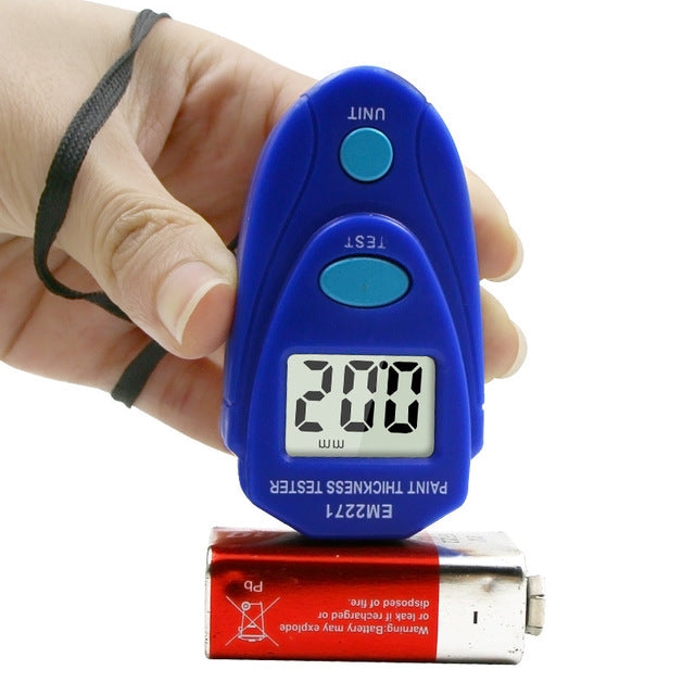 EM2271 Mini Digital Display Car Paint Coating Thickness Gauge Tester Eurekaonline