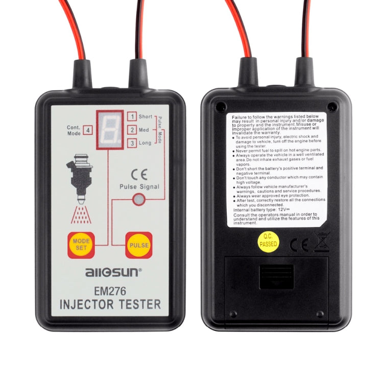 EM276 Car Fuel Injector Tester 4 Pluse Mode Fuel System Scanning Diagnostic Tool Eurekaonline