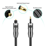 EMK OD6.0mm 3.5mm Digital Sound Toslink to Mini Toslink Digital Optical Audio Cable, Length:1.5m Eurekaonline