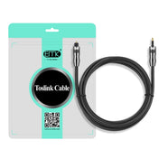 EMK OD6.0mm 3.5mm Digital Sound Toslink to Mini Toslink Digital Optical Audio Cable, Length:5m Eurekaonline