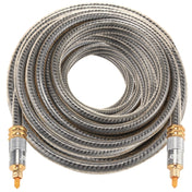 EMK YL-A 20m OD8.0mm Gold Plated Metal Head Toslink Male to Male Digital Optical Audio Cable Eurekaonline