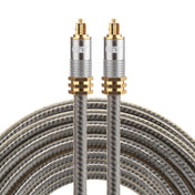 EMK YL-A 5m OD8.0mm Gold Plated Metal Head Toslink Male to Male Digital Optical Audio Cable Eurekaonline