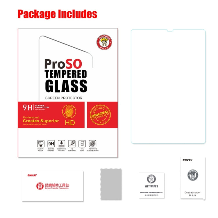 ENKAY Hat-Prince 0.33mm 9H 2.5D Tempered Glass Film for Galaxy Tab S5e 10.5 T720 / T725 Eurekaonline