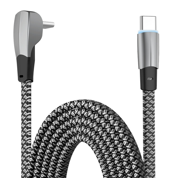  Type-C to Type-C 6A Fast Charging Data Weave Cable, Length:1m Eurekaonline