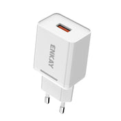 ENKAY Hat-Prince T033 18W USB QC 3.0 Fast Charging Travel Charger Power Adapter, EU Plug Eurekaonline