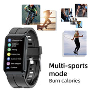 EP01 1.47 inch Color Screen Smart Watch,Support Heart Rate Monitoring/Blood Pressure Monitoring(Black) Eurekaonline