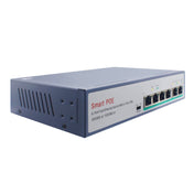 ESCAM POE 4+2 6-Port Fast Ethernet Switch 4-Port POE 10/100M 120W Network Switch, Transmission Distance: 150m(Black) Eurekaonline