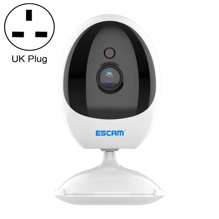ESCAM QF006 3MP 1296P HD Indoor Wireless PTZ IP Camera IR Night Vision AI Humanoid Detection Home Security CCTV Monitor, Plug Type:UK Plug(White) Eurekaonline