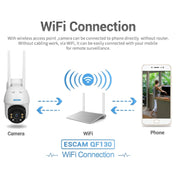 ESCAM QF130 1080P IP66 Waterproof WiFi IP Camera with Solar Panel, Support Night Vision & Motion Detection & Two Way Audio & TF Card & PTZ Control Eurekaonline