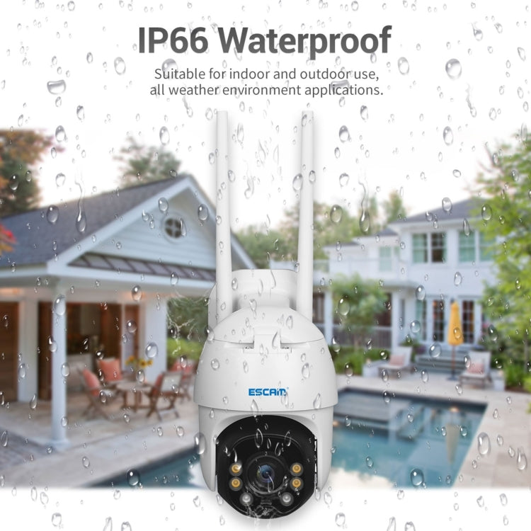ESCAM QF130 1080P IP66 Waterproof WiFi IP Camera with Solar Panel, Support Night Vision & Motion Detection & Two Way Audio & TF Card & PTZ Control Eurekaonline