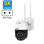 ESCAM QF558 5.0MP HD 5X Zoom Wireless IP Camera, Support Humanoid Detection, Night Vision, Two Way Audio, TF Card, EU Plug Eurekaonline