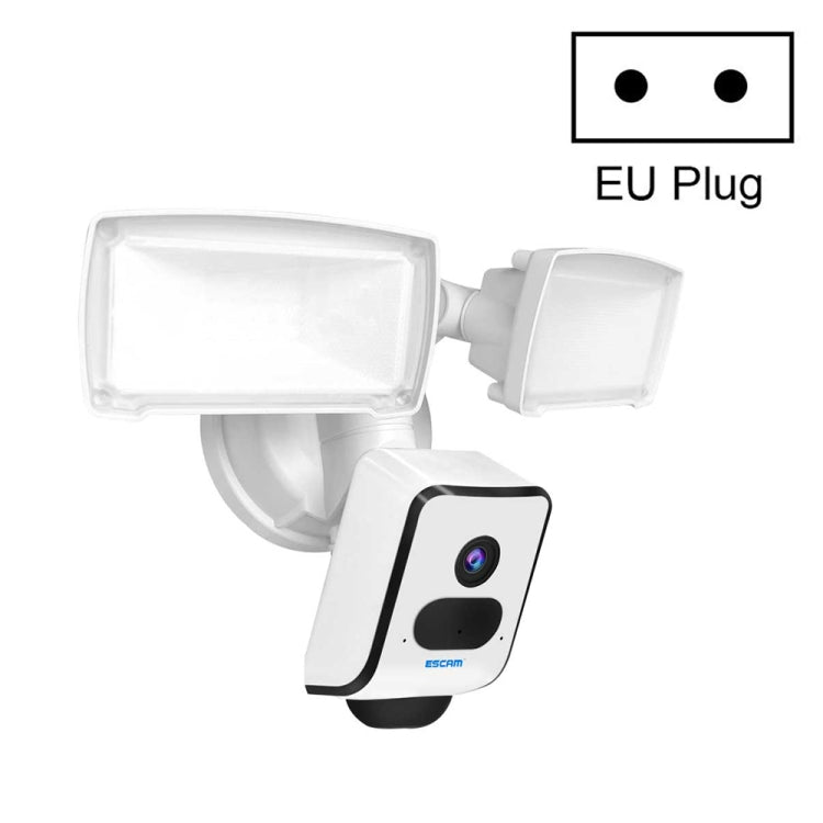 ESCAM QF612 3MP WiFi IP Camera & Floodlight, Support Night Vision / PIR Detection(EU Plug) Eurekaonline