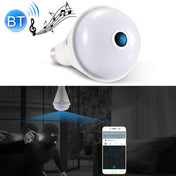 ESCAM QP137 2MP HD 1080P 360 Degree Panoramic Bluetooth Speaker Bulb IP Camera, E27, WiFi, Motion Detection,(White) Eurekaonline