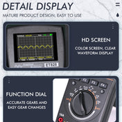 ET828 2 In 1 2 In 1 Oscilloscope Multimeter 2.4 Inch Color Screen Meter Digital Resistance Frequency Tester 1MHz 2.5Msps Meter Eurekaonline