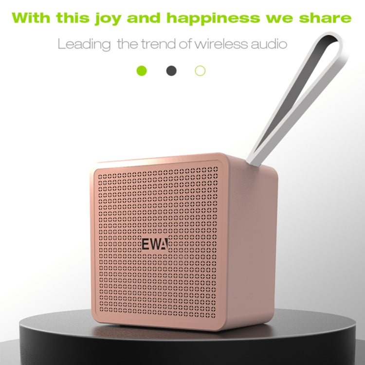 EWA A105 High Hidelity Bluetooth Speaker, Small Size High  Power Bass, TWS Bluetooth Technology Support TF(Gold) Eurekaonline