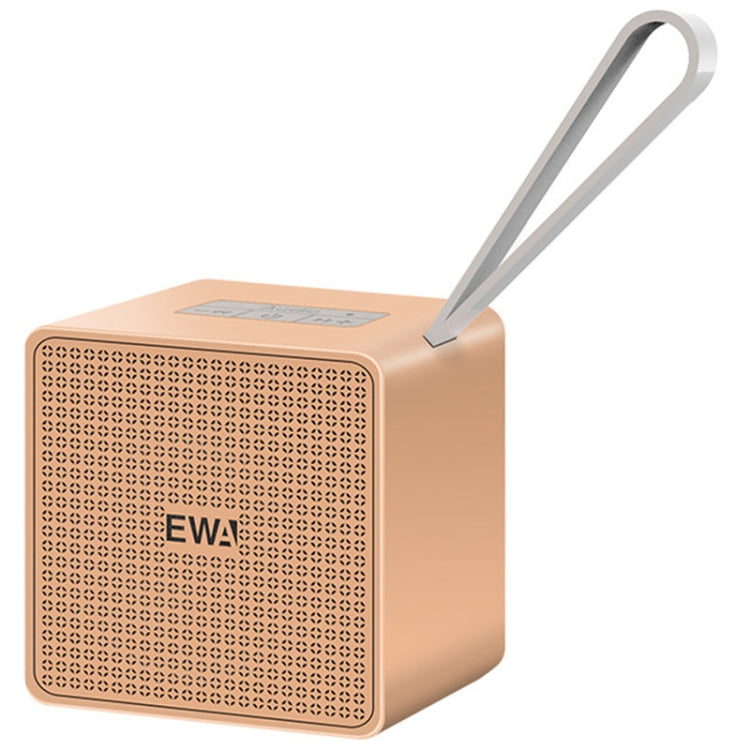 EWA A105 High Hidelity Bluetooth Speaker, Small Size High  Power Bass, TWS Bluetooth Technology Support TF(Gold) Eurekaonline