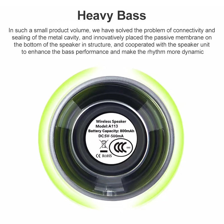 EWA A113 Portable Super Mini Bluetooth Speaker Wireless Bass Subwoofer Boom Box Speakers(Dark Grey) Eurekaonline