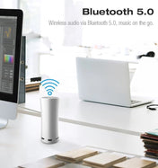 EWA A115 Portable Metal Bluetooth Speaker 105H Power Hifi Stereo Outdoor Subwoofer(Gray) Eurekaonline