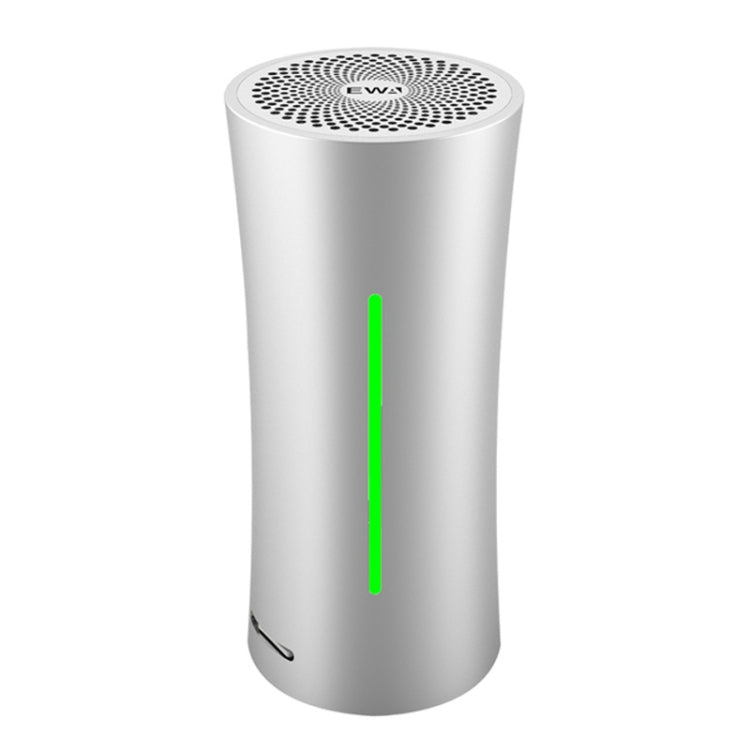 EWA A115 Portable Metal Bluetooth Speaker 105H Power Hifi Stereo Outdoor Subwoofer(Silver) Eurekaonline