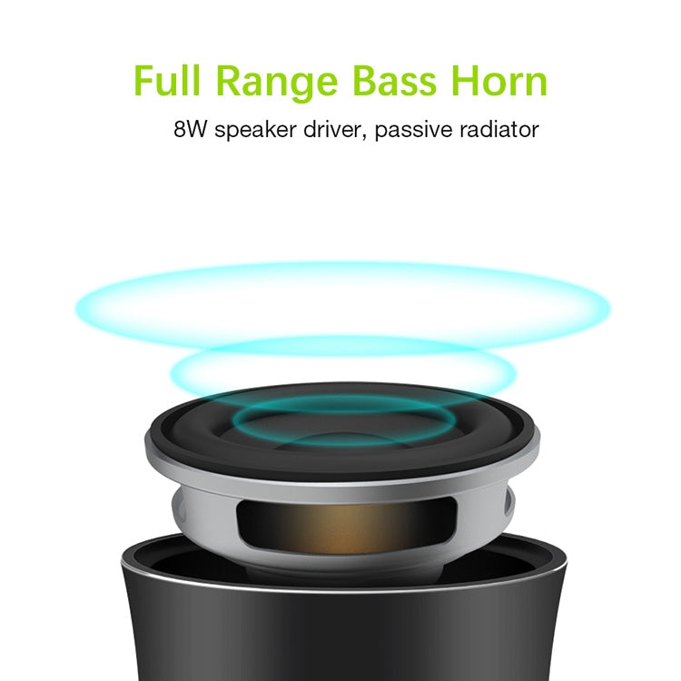 EWA A2 Pro Metal Speaker Outdoor Waterproof Bluetooth Sound Bass Speaker(Silver) Eurekaonline