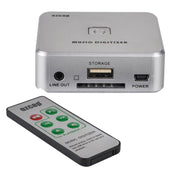 EZCAP241 Audio Capture Recorder Adapter Card, 3.5mm RCA R/L Analog Audio to MP3 Music Digitizer Converter(Silver) Eurekaonline