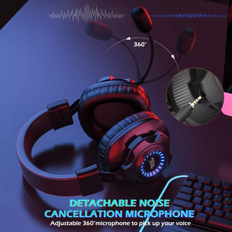 EasySMX V07W 2.4G Wireless Noise Cancelling Gaming Headset(Black) Eurekaonline