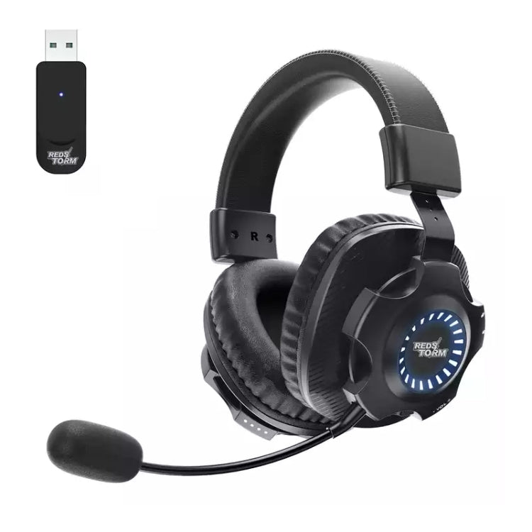 EasySMX V07W 2.4G Wireless Noise Cancelling Gaming Headset(Black) Eurekaonline