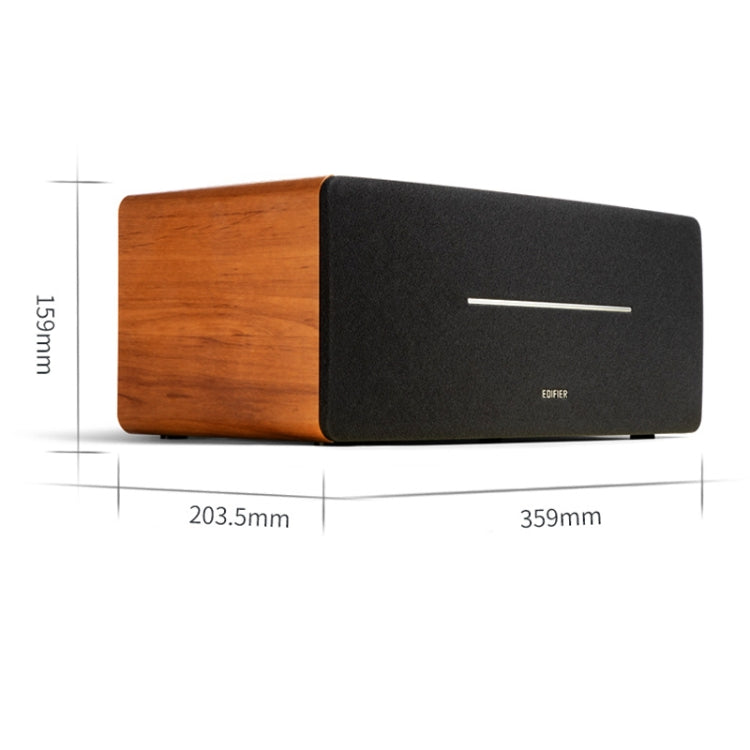 Edifier D12 Wireless Bluetooth Speaker Car Subwoofer Stereo(Wood Grain) Eurekaonline