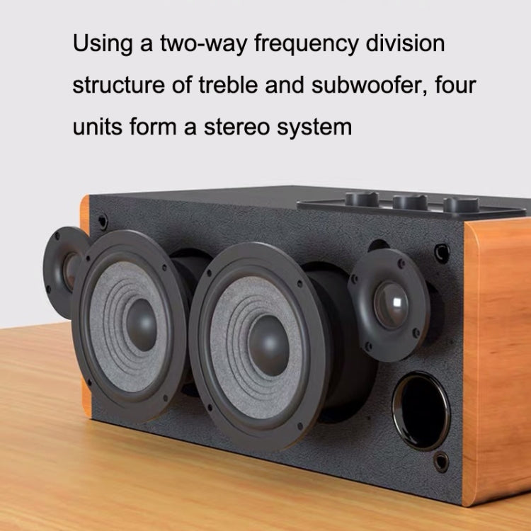Edifier D12 Wireless Bluetooth Speaker Car Subwoofer Stereo(Wood Grain) Eurekaonline