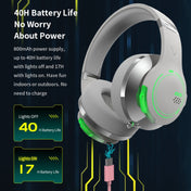 Edifier G5BT Wireless Bluetooth Esports Game RGB Lighting Effect Headset(Gray) Eurekaonline