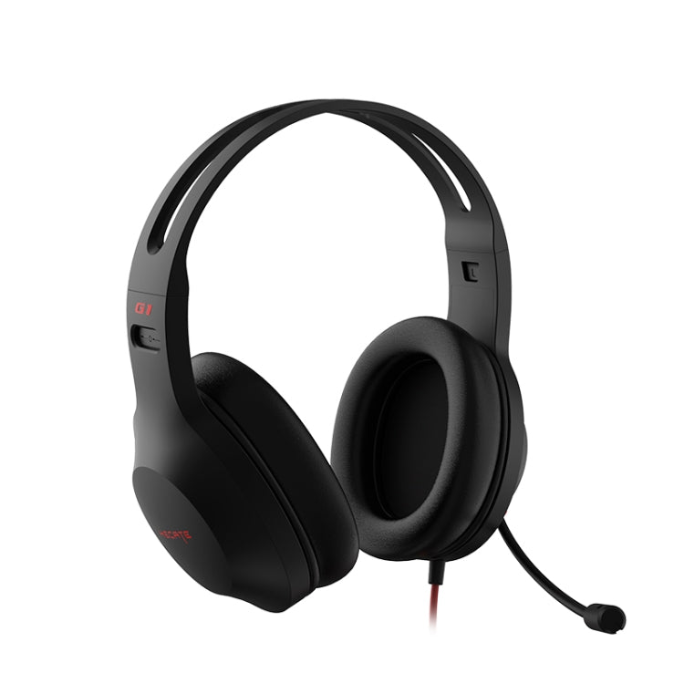 Edifier HECATE G1 Standard Edition Wired Gaming Headset with Anti-noise Microphone, Cable Length: 1.3m(Black) Eurekaonline