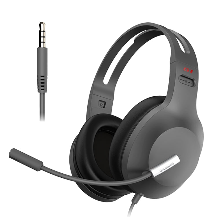 Edifier HECATE G1 Standard Edition Wired Gaming Headset with Anti-noise Microphone, Cable Length: 1.3m(Gray) Eurekaonline