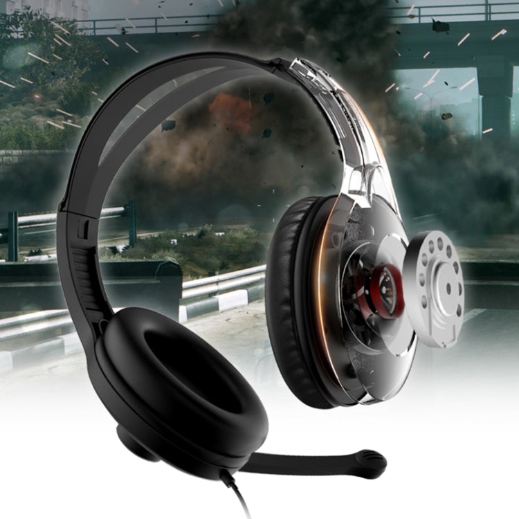 Edifier K800 Desktop Computer Gaming Headset with Microphone, Cable Length: 2m, Style:Double Hole Eurekaonline