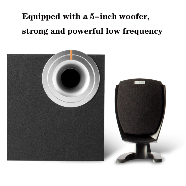 Edifier R201T06 Multimedia Computer Speakers, US Plug(Black) Eurekaonline