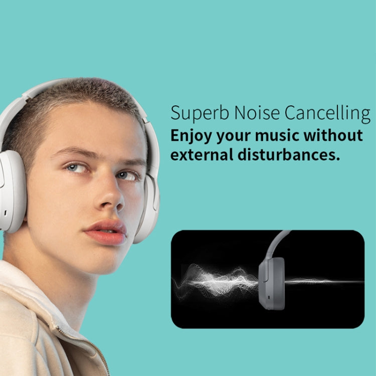 Edifier W820NB Bluetooth Wireless Noise Cancelling Sports Music Headset(Grey) Eurekaonline