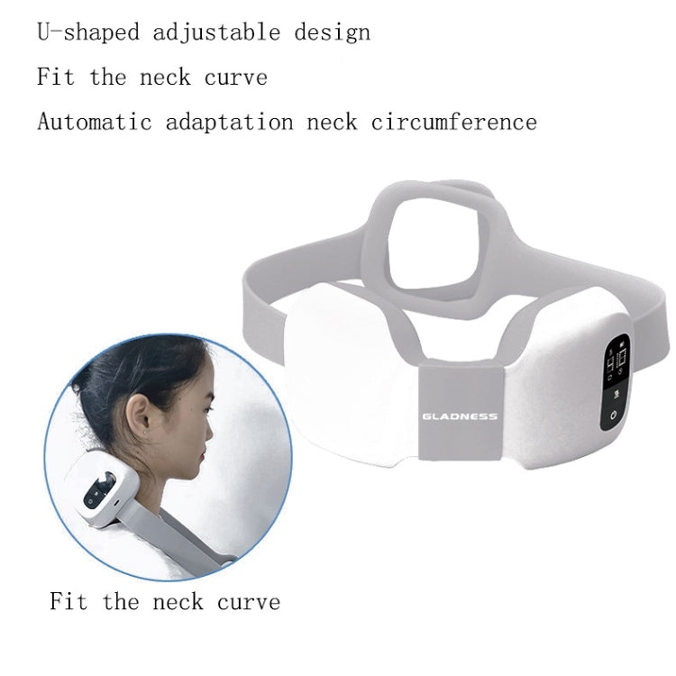 Electric Heating Cervical Massager, Specification: English(White) Eurekaonline